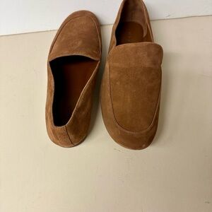 Vince Tan Suede Loafers